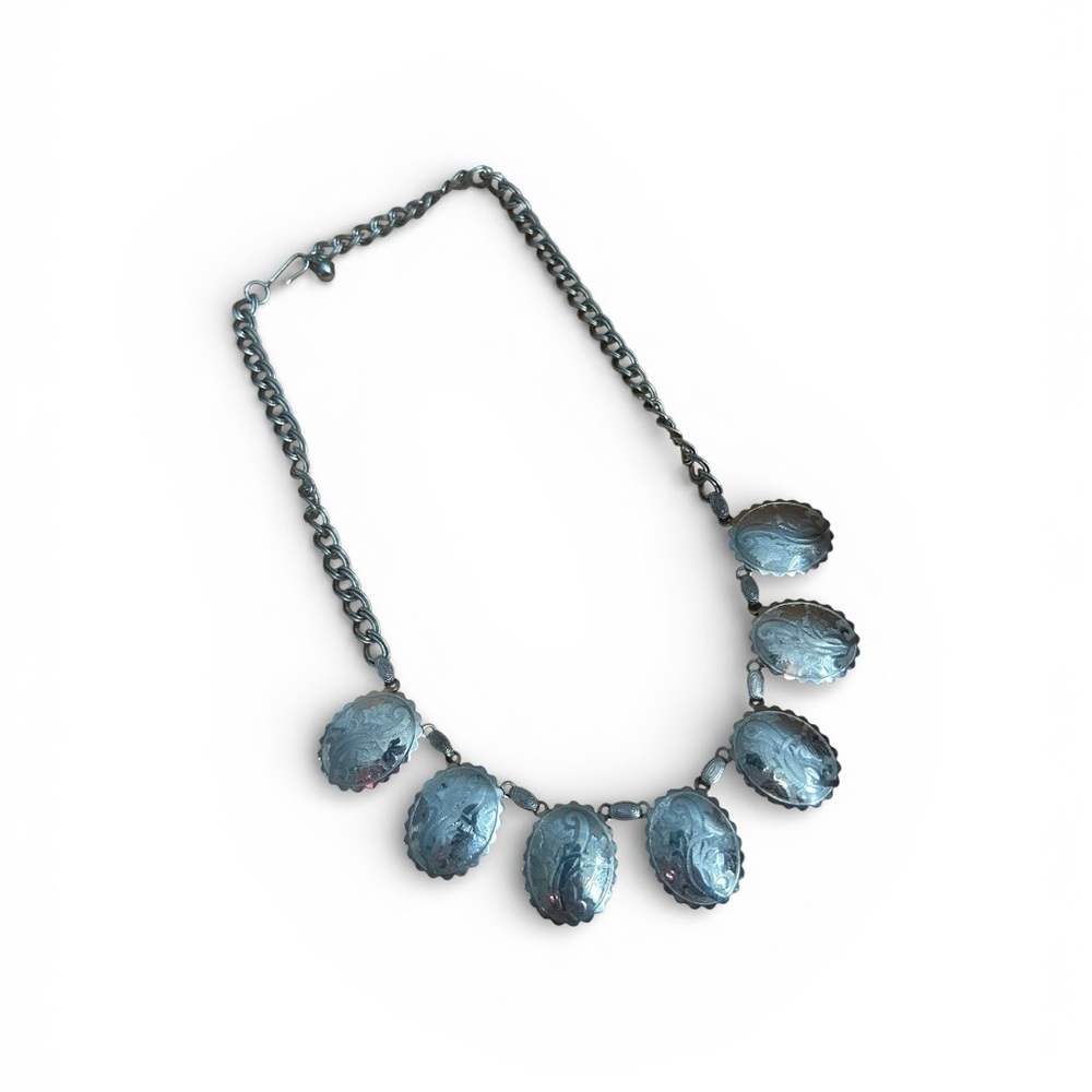Vintage Western Silver Necklace